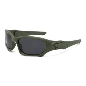 Tactical Sports Sunglasses Military Green PC Frame Anti-Glare UV Protection
